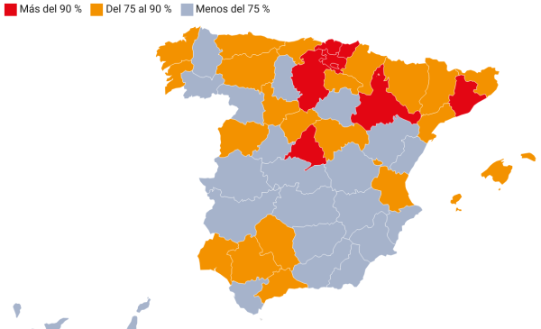 las regiones más seguras de España
