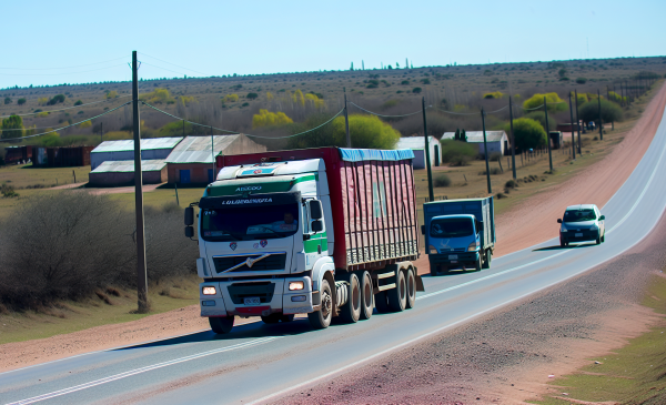 Camión en carretera de Córdoba
